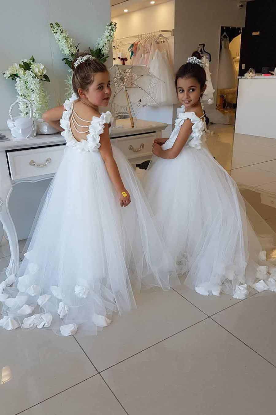Girls Lace Dress Elegant Princess Long Gown Kids Dresses For Girls Flower  Wedding Party Evening Dress Children Prom Tutu Costume Gift | Fruugo NO
